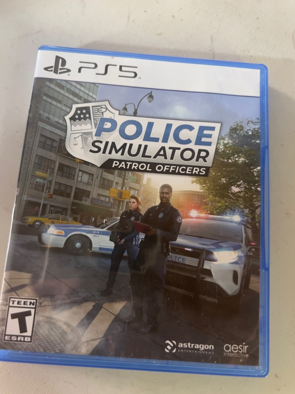 Sony PS5 Police Simulator: Patrol Officers — Blue & White Cover